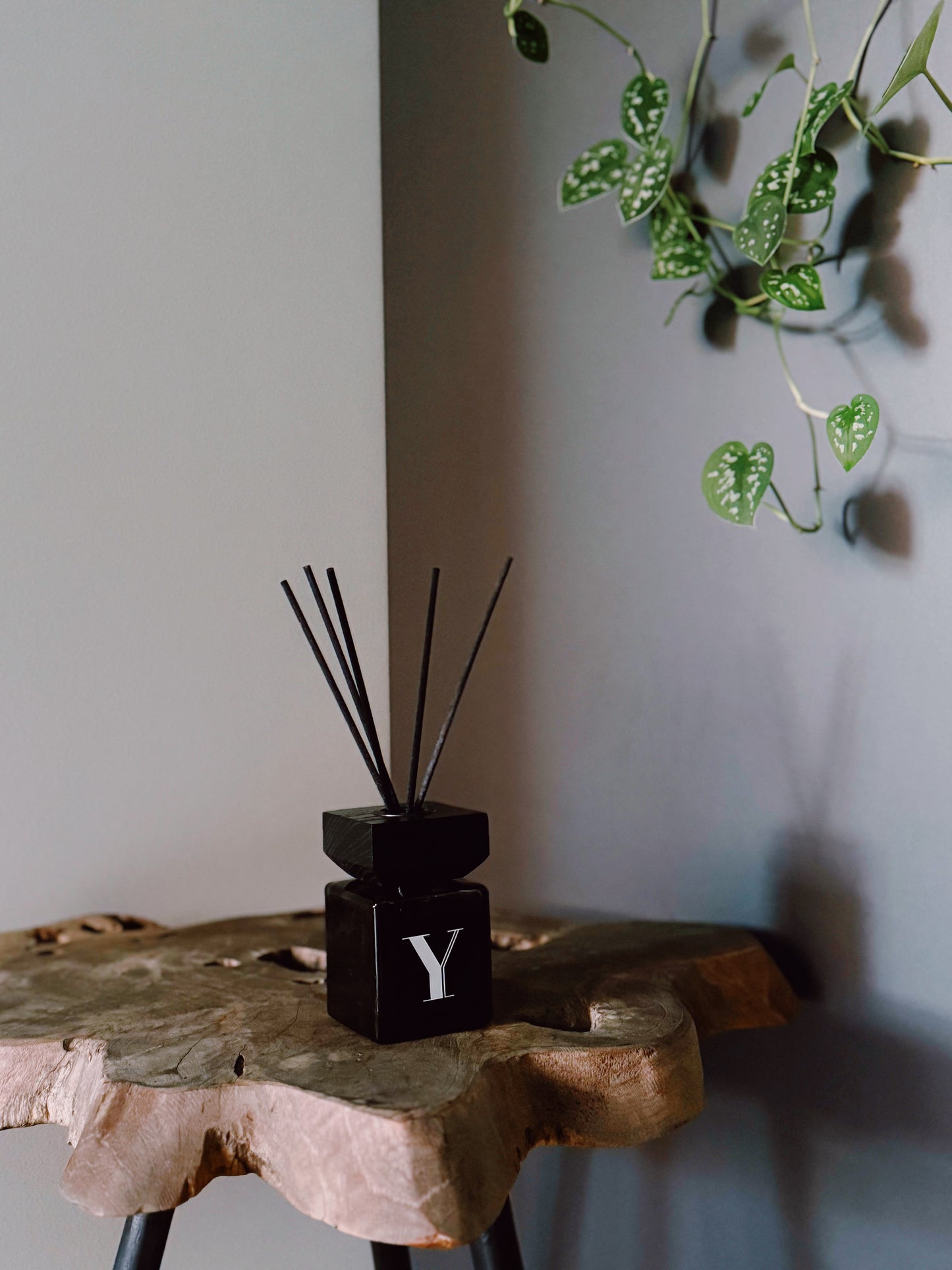 Label Y No2 ,Cinnamon Nutmeg Pepper, Geurstokjes Zwart, Huisparfum, Product