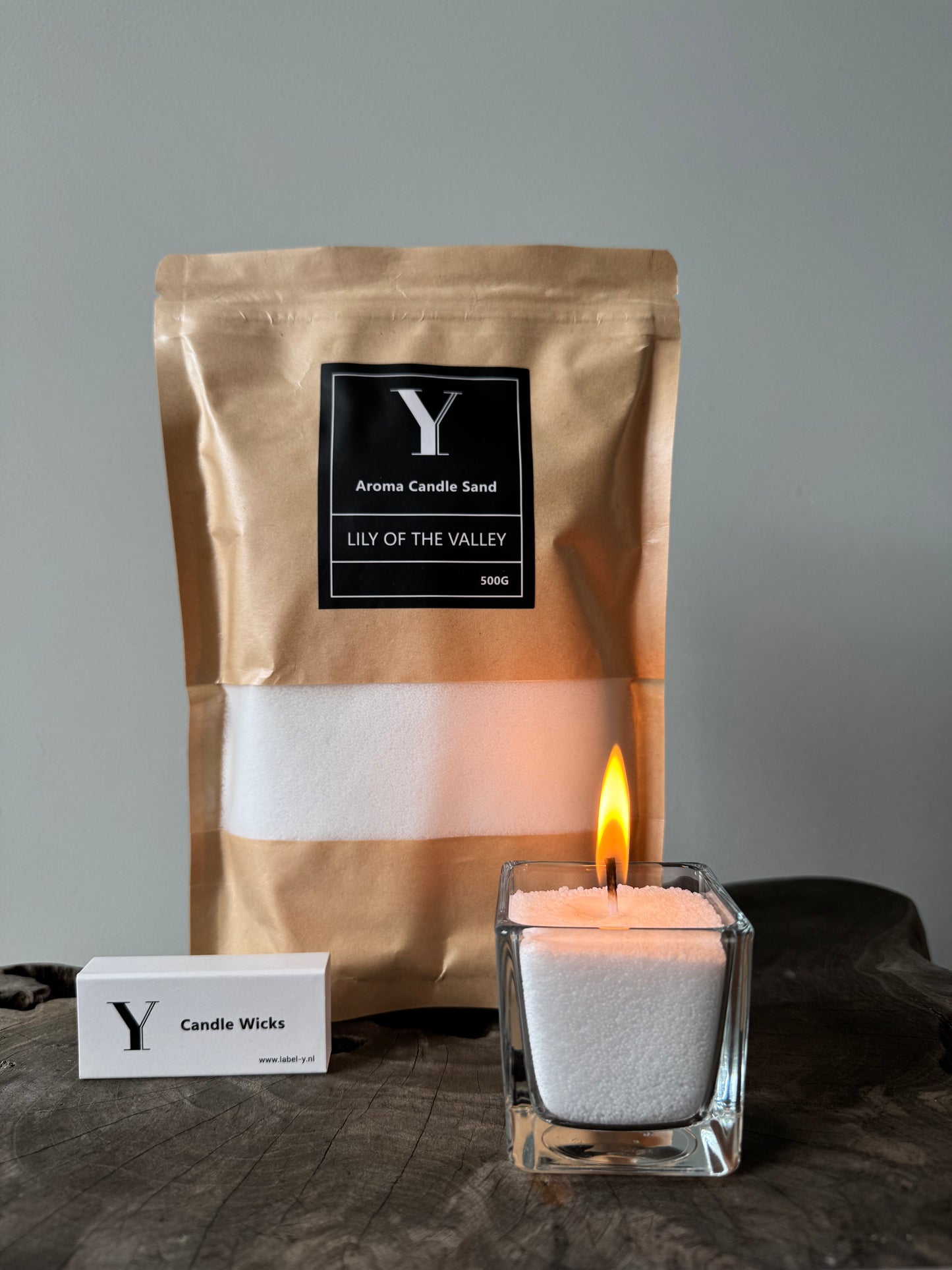 Aroma Candle Sand Geur Kaarsenzand Lily of the Valley