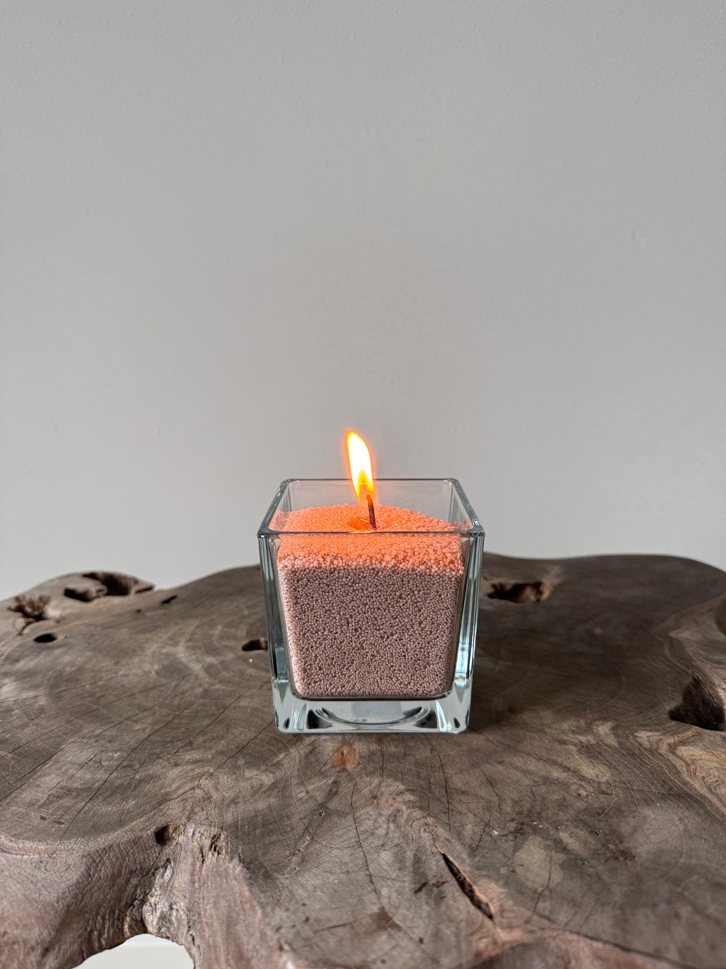 Aroma Candle Sand Geur Kaarsenzand Vierkant Glas Klein