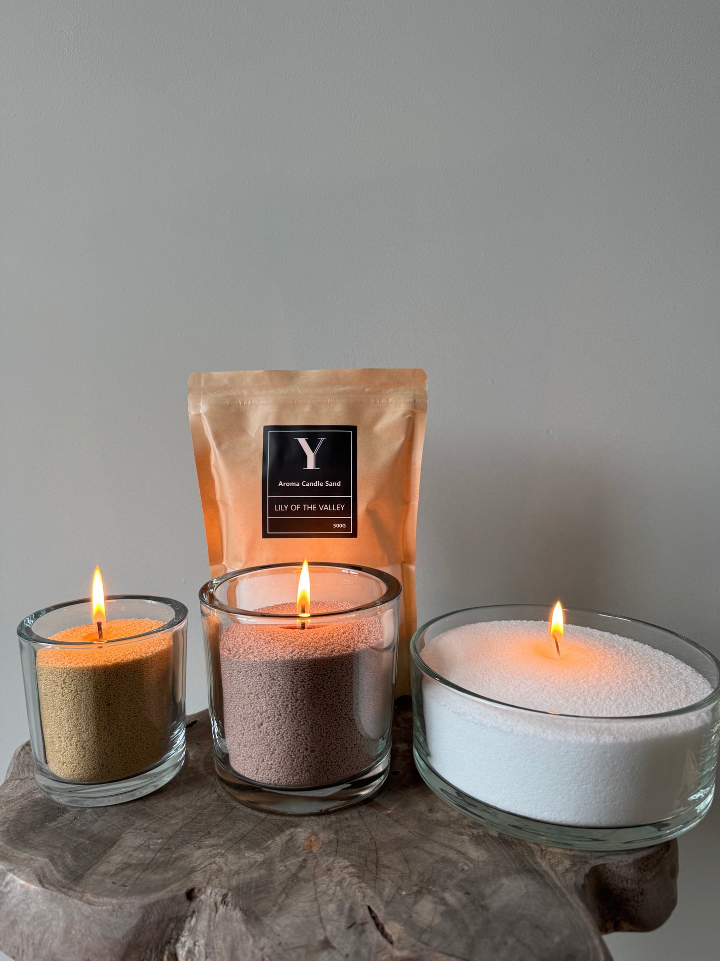 Aroma Candle Sand Geur Kaarsenzand Schalen Rond