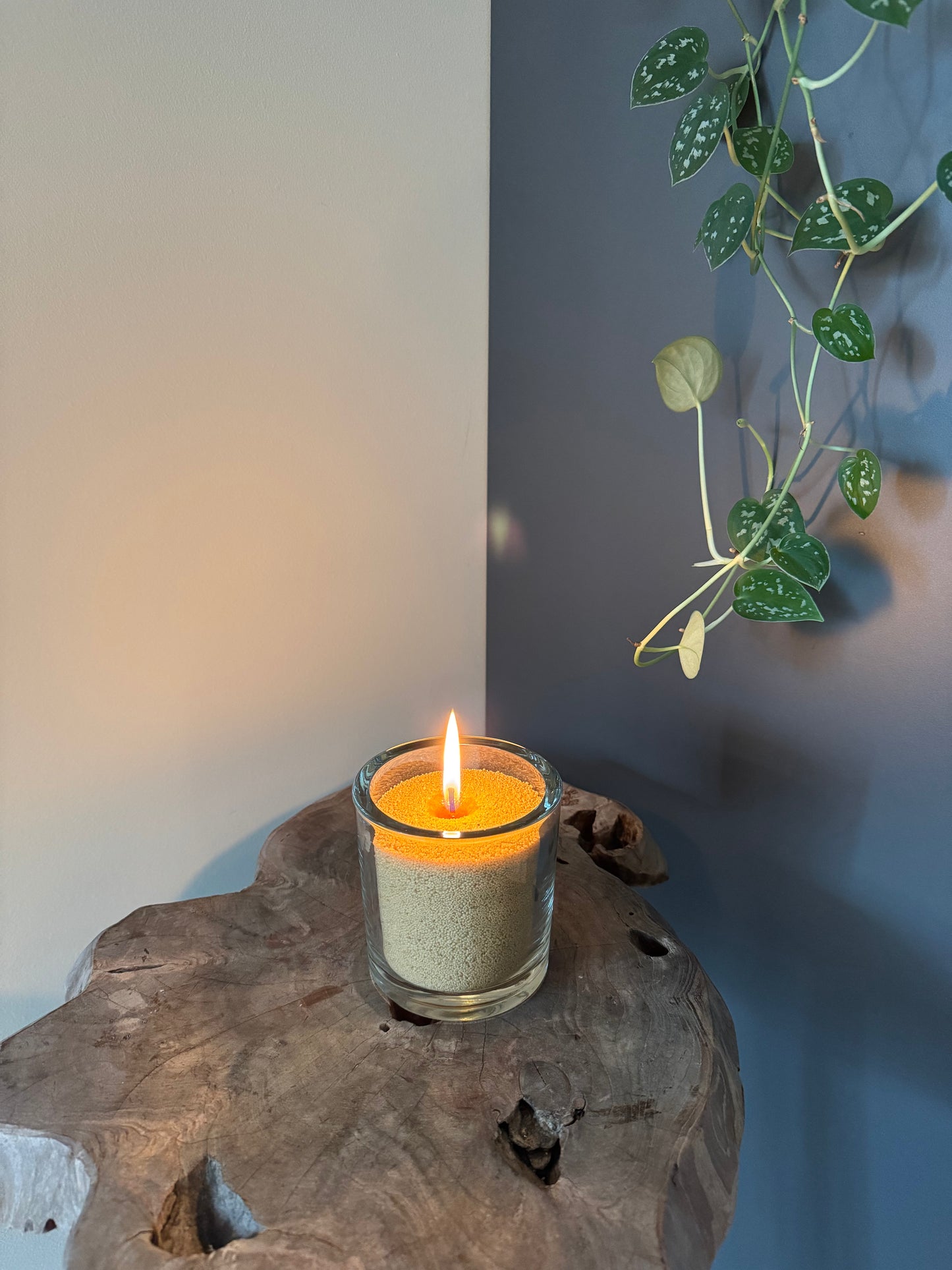 Aroma Candle Sand Geur Kaarsenzand glas rond