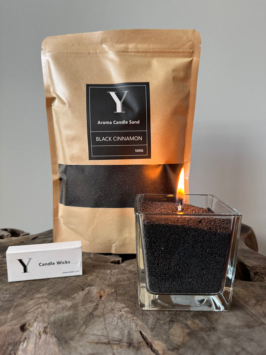 Geur Kaarsen Zand - Black Cinnamon/Kaneel